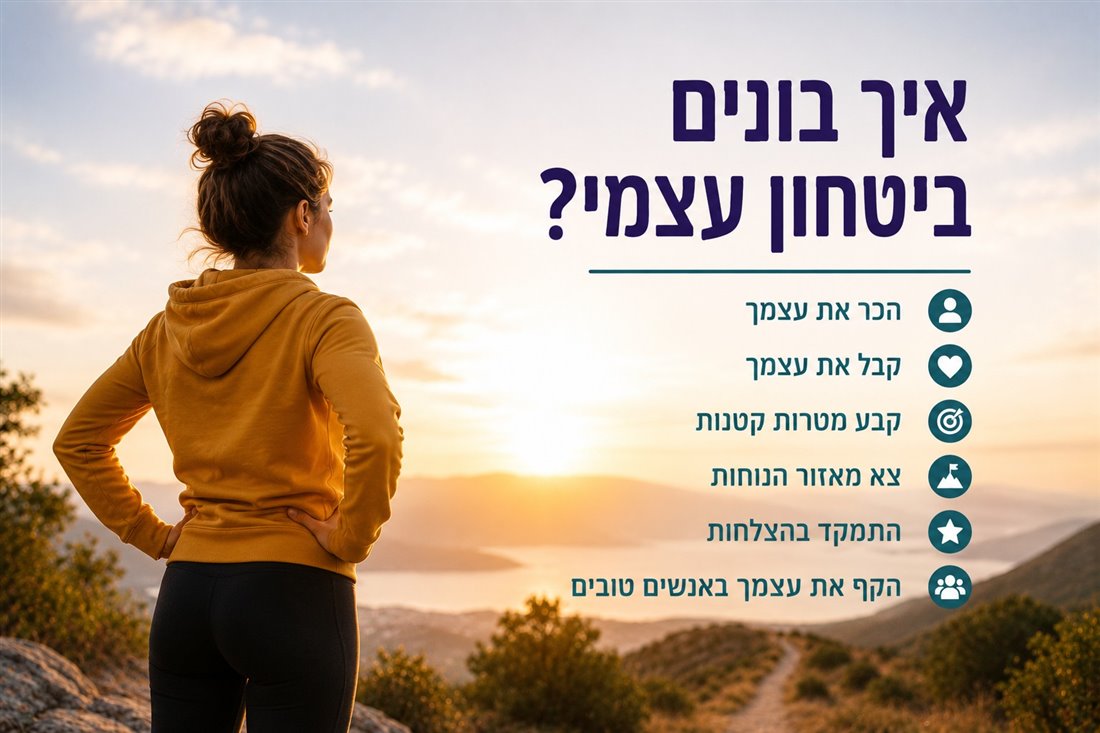 איך בונים ביטחון עצמי